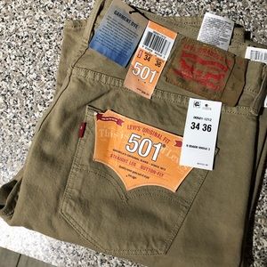Levi’s 501 Tan Denim